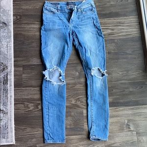 Lucky Brand Brooke Legging Jean with Holes